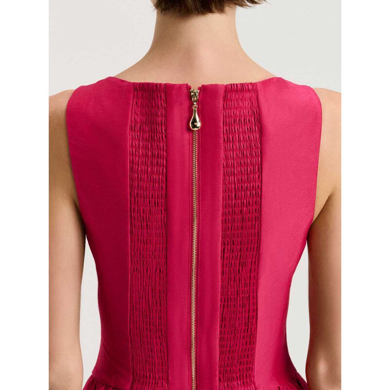 Veronika Maine Linen Blend Midi Dress image number 2